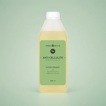 Масажна олія Thai Oils Anti-cellulite професіональна 1 литр MO-11454316 фото