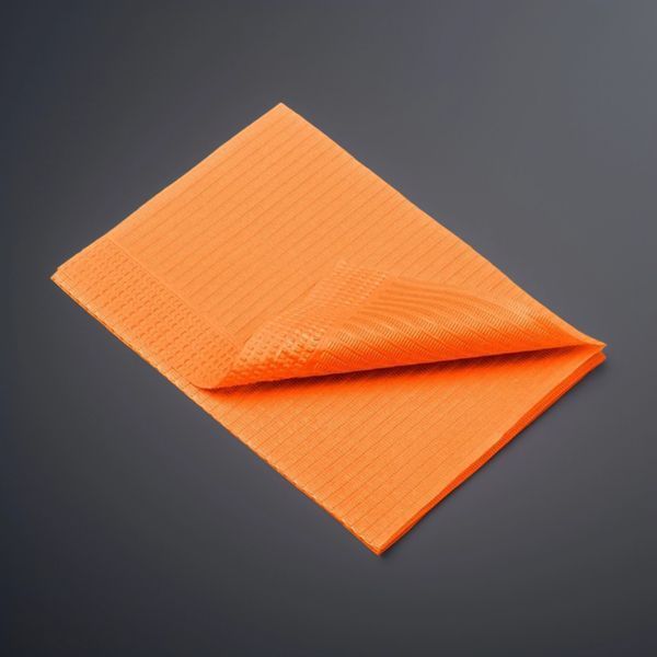 Нагрудники стоматологические mediOK Orange, 3-слойные влагостойкие, 500 шт SS-0231544 фото