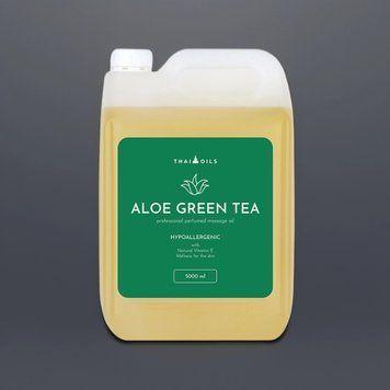Масажна олія Thai Oils Aloe Green Tea професіональна 5 литрів MO-11454326 фото