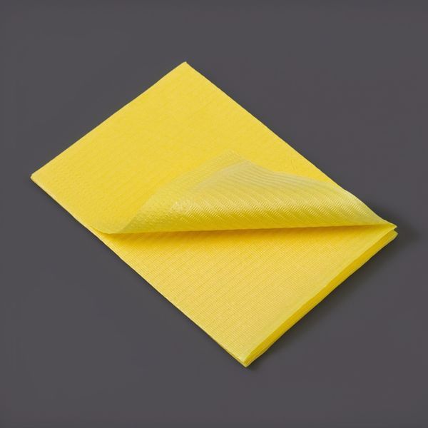 Нагрудники стоматологические mediOK Yellow, 3-слойные влагостойкие, 500 шт SS-0231548 фото