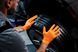Рукавички нітрилові надміцні бензо маслостійкі для СТО mediOK Grip Orange M 50шт. RO-0021821 фото 2