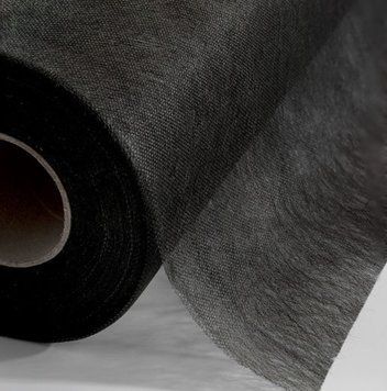 LEDU Prof - одноразові простирадла 0.8&times;100 м, 20 г/м&sup2;, чорні PO-001018 фото